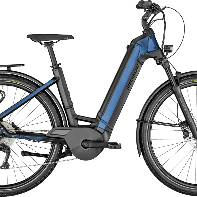 Bergamont E-Ville Edition 2022 Sort/Blå Elcykel