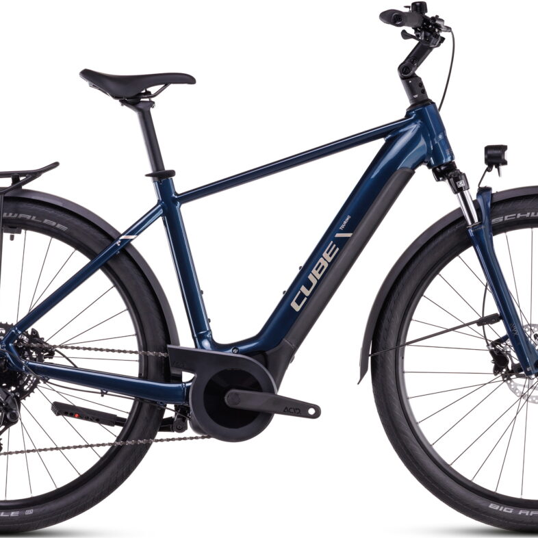 Cube Touring Hybrid ONE 500 Deepsea 'n Chrome Herre Elcykel