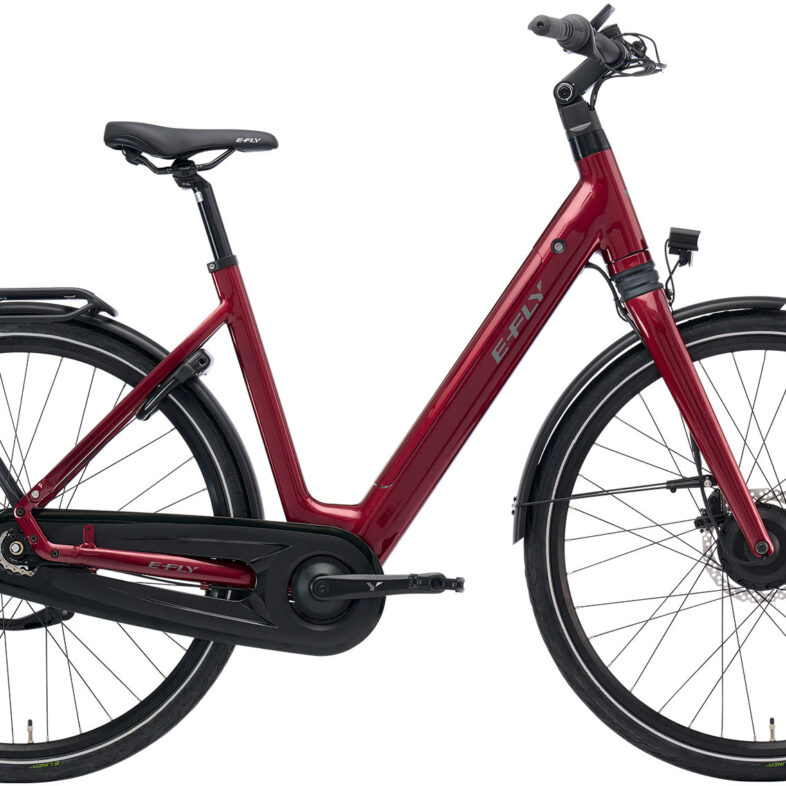 E-Fly Orion Dame 2026 Classic Red Metallic Elcykel