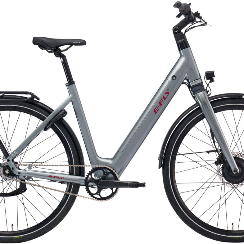 E-Fly Orion Dame 2026 Moonlight Grey Metallic Elcykel