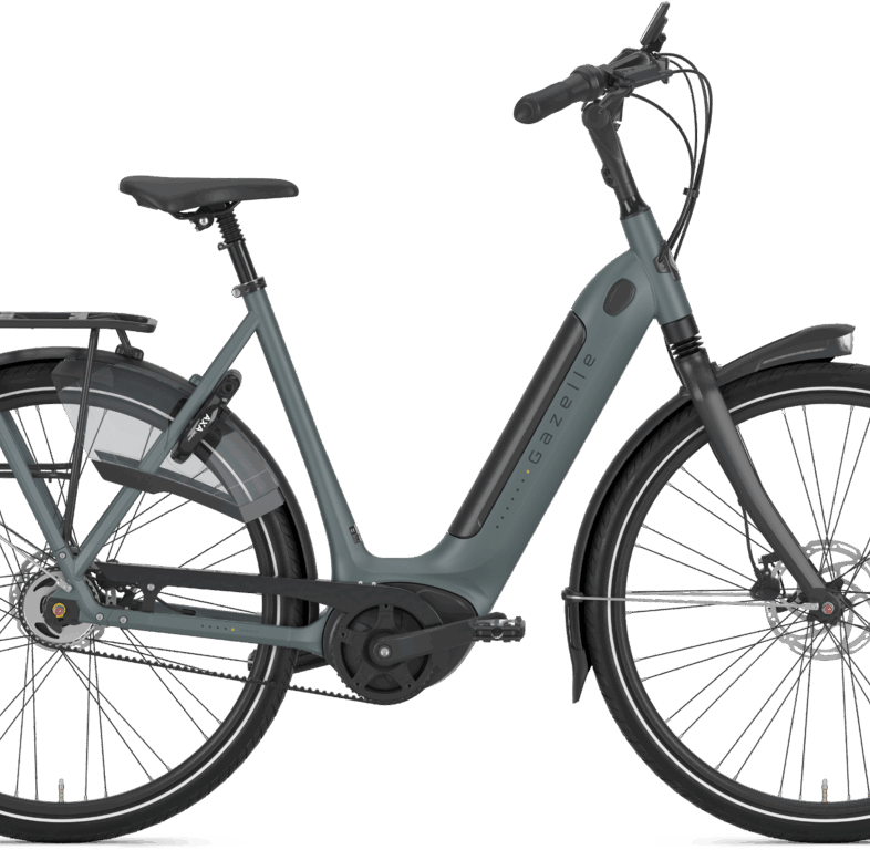 Gazelle Arroyo C5 HMB Elite Belt Blå Dame Elcykel