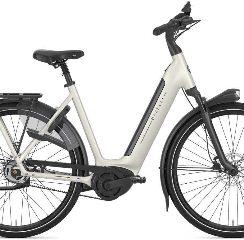 Gazelle Arroyo C5 HMB Elite Dame 2025 - Ivory White