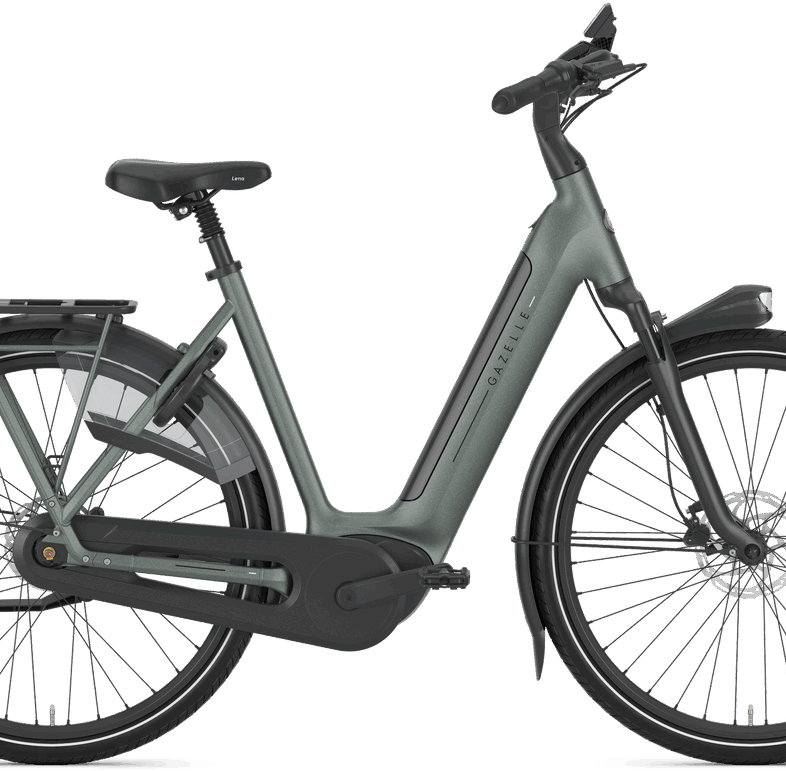 Gazelle Arroyo C8+ Elite Dame 2026 Twilight Green Mat Elcykel