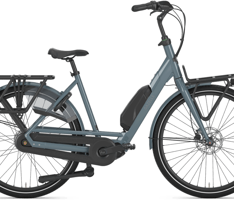 Gazelle Bloom C7 Dame 2026 Thunder Grey Blank Dame Elcykler