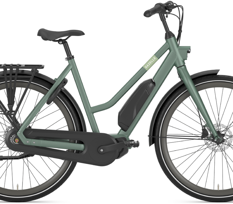 Gazelle Esprit C7 HMS 418wh Dame 2024 - Grøn