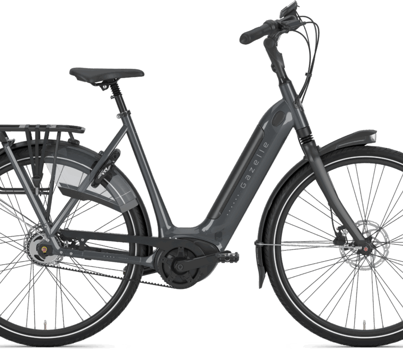 Gazelle GRENOBLE C5 HMB Belt 500wh Dame 2022 - Grå