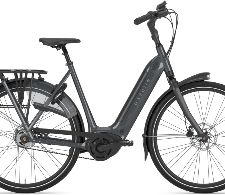 Gazelle GRENOBLE C5 HMB Belt Dame 2022 - Grå