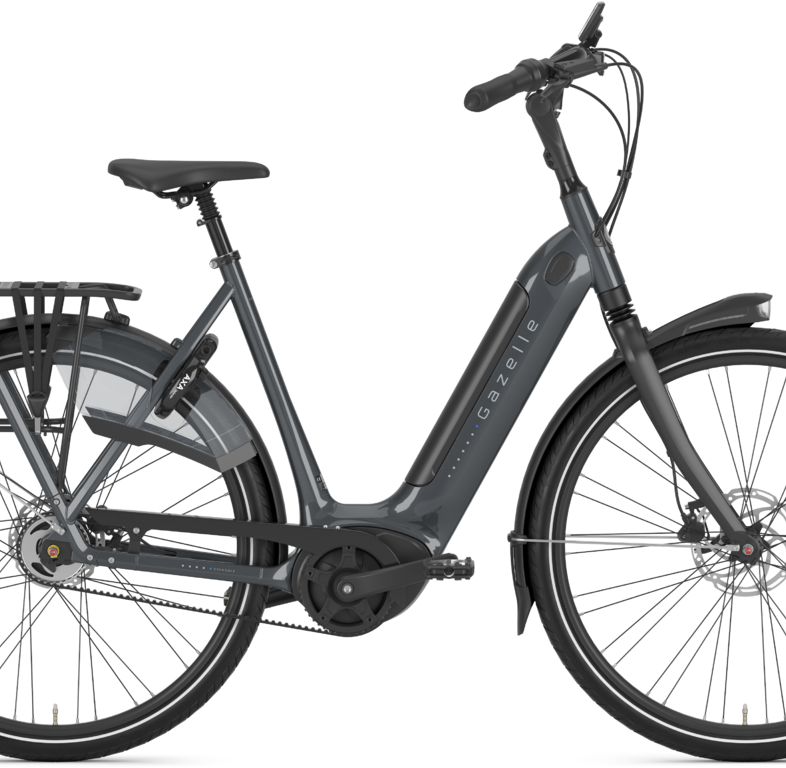 Gazelle GRENOBLE C5 HMB Belt Dame 2024 - Grå