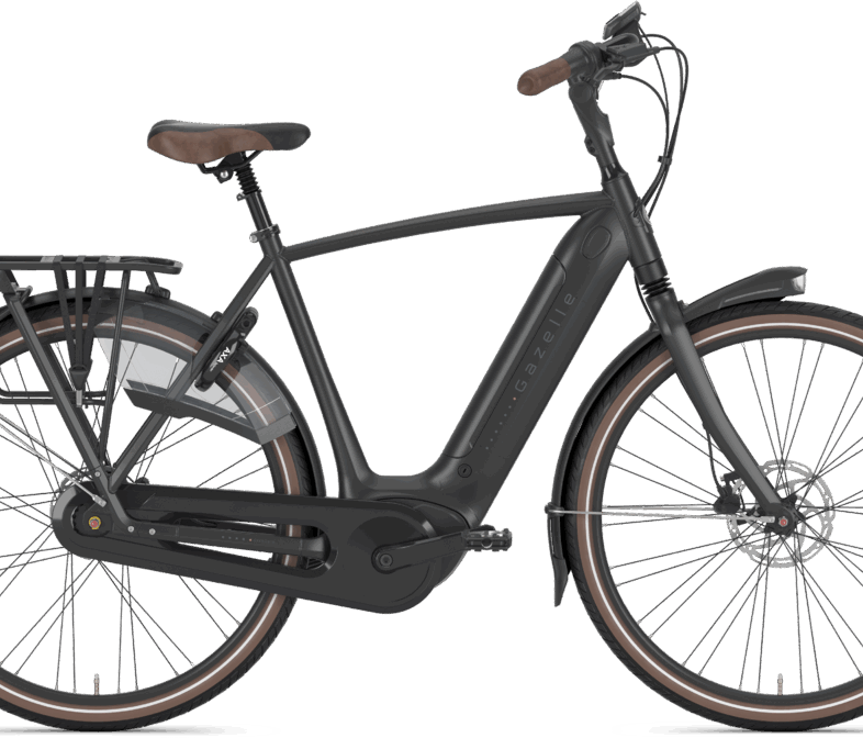 Gazelle GRENOBLE C8 HMB Herre 2023 - Sort