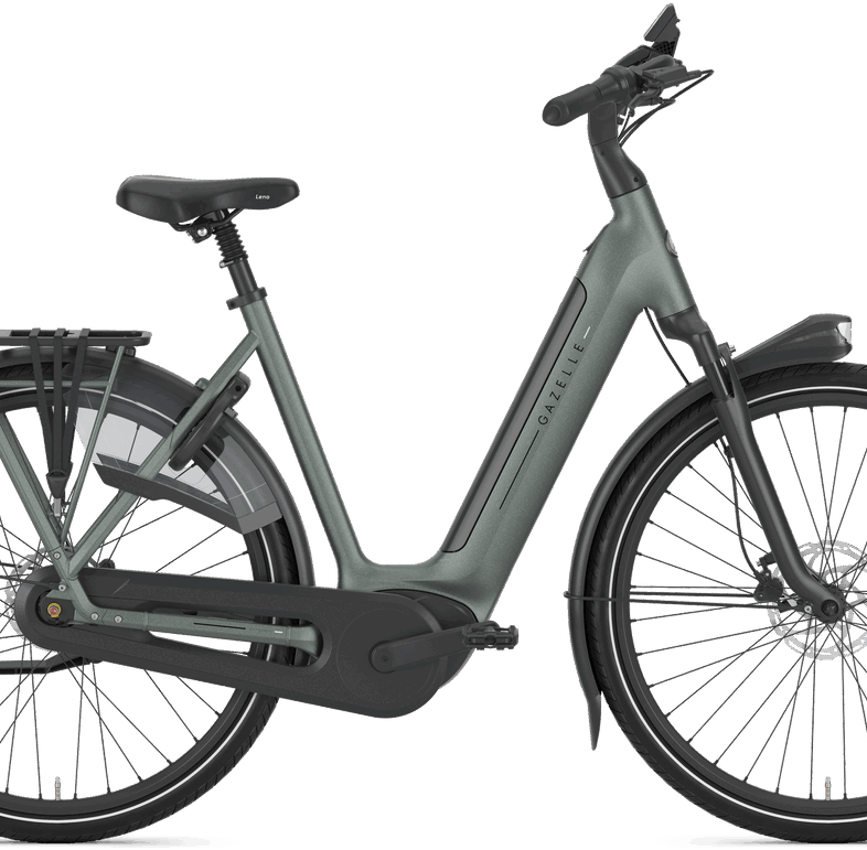 Gazelle Grenoble C8+ 2026 Twilight Green Mat Elcykel