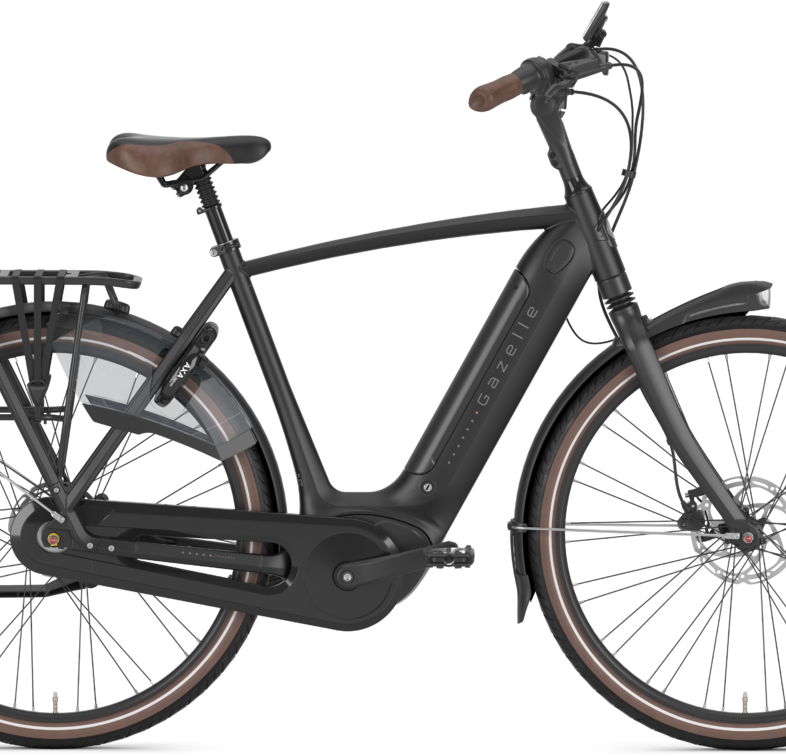 Gazelle Grenoble C8 HMB Herre 2025 - Sort