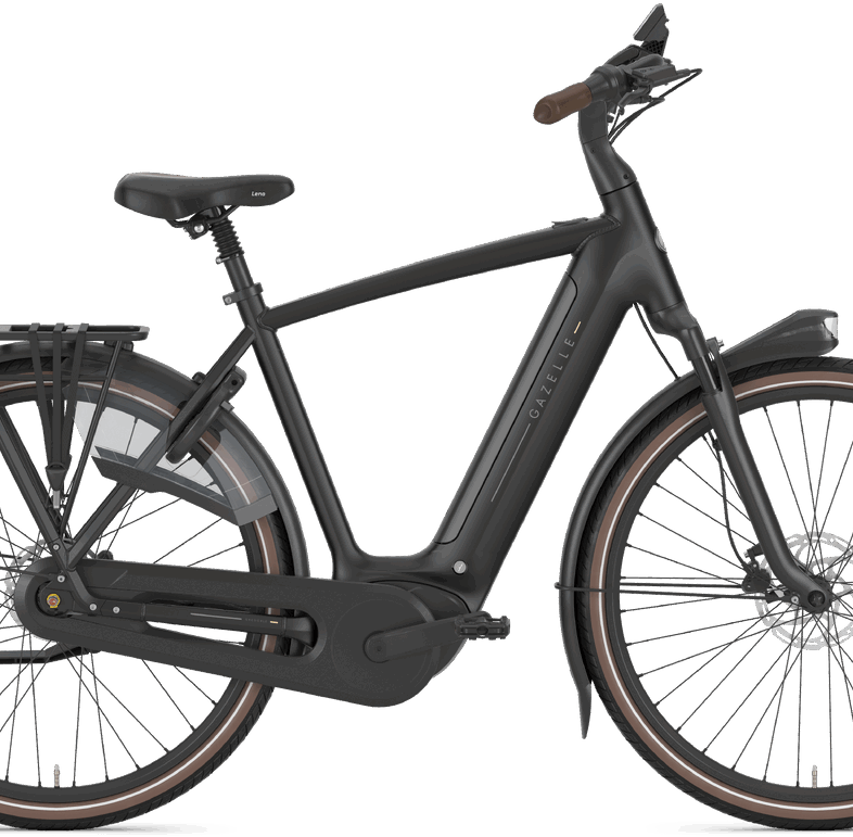 Gazelle Grenoble C8+ Herre 2026 - Black Mat