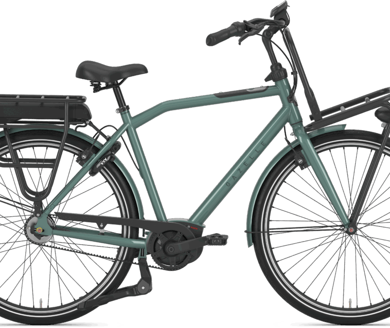 Gazelle HEAVYDUTYNL C5 HMB Belt 400wh Herre 2022 - Grøn