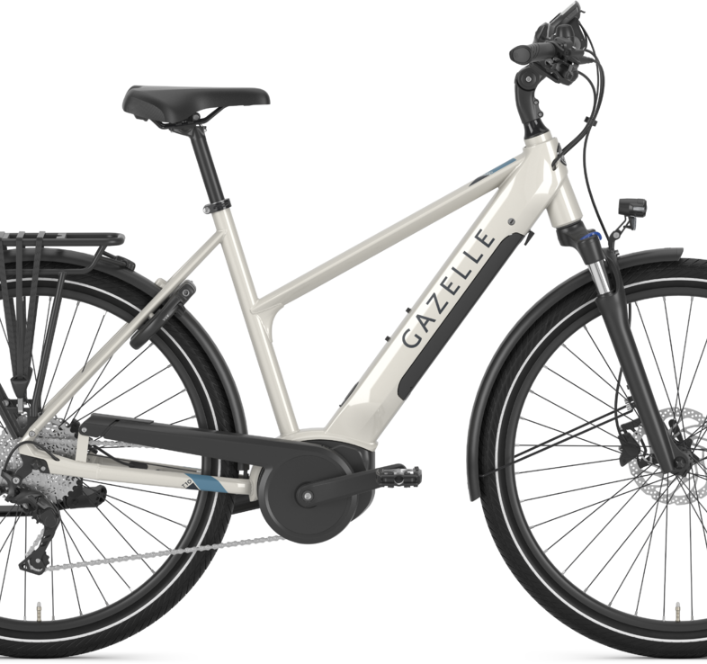 Gazelle MEDEO T10 HMB 400wh Dame 2022 - Hvid