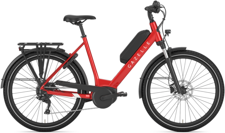 Gazelle Medeo T9 HMB Dame 2025 - Rød