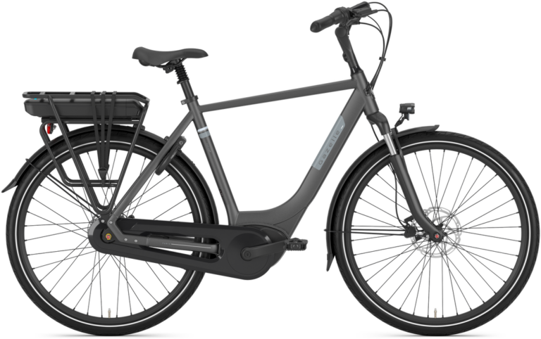 Gazelle Paris C7+ Herre 2026 - Anthracite Grey Mat