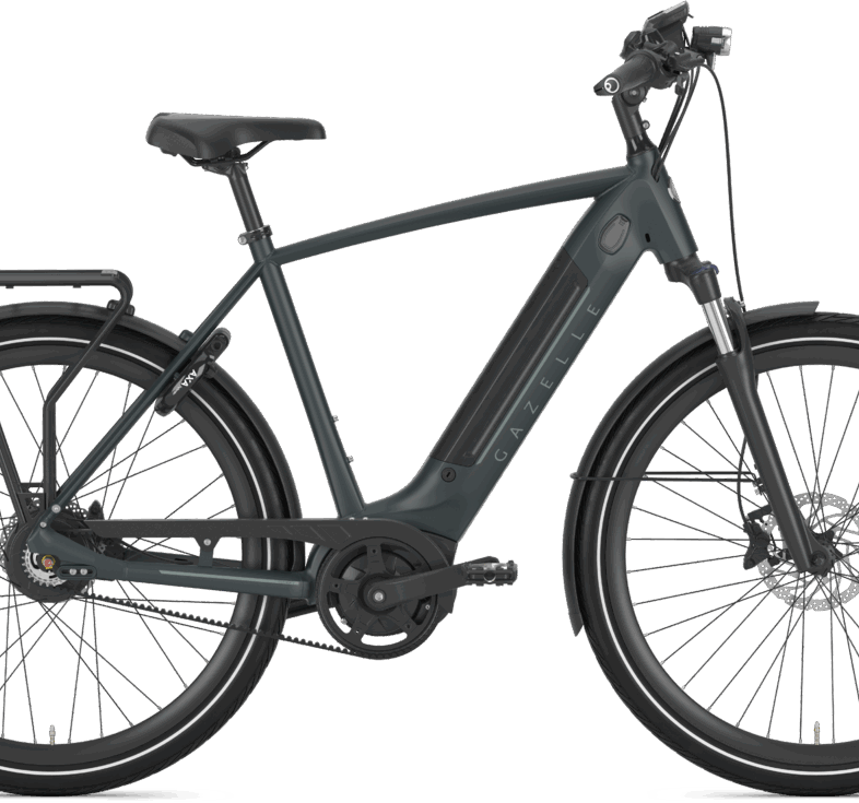 Gazelle ULTIMATE C380 HMB Belt 500wh Herre 2022 - Grå