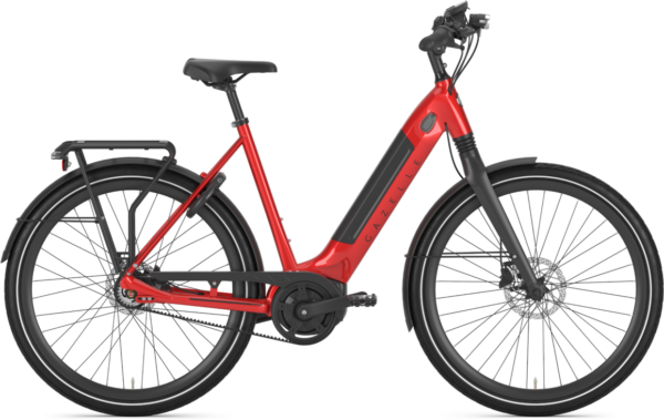 Gazelle ULTIMATE C8+ HMB BELT 500wh Dame 2022 - Rød