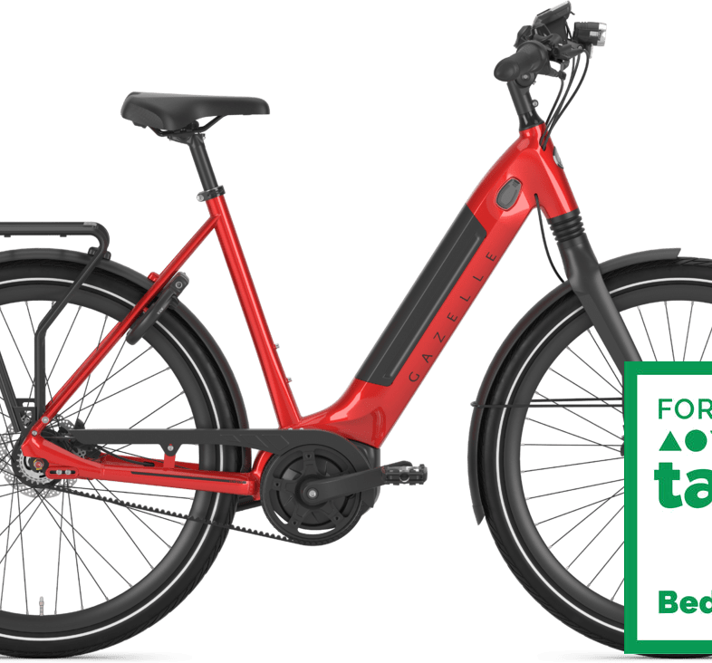 Gazelle ULTIMATE C8+ HMB BELT Dame 2022 - Rød (TESTVINDER)