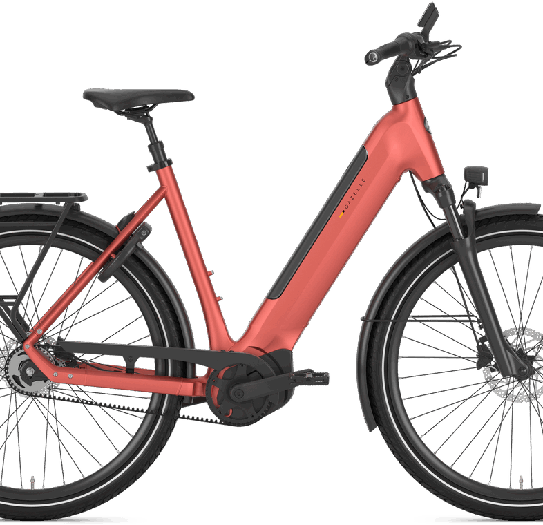 Gazelle Ultimate C5+ Dame 2026 Metallic Orange Mat Dame Elcykler