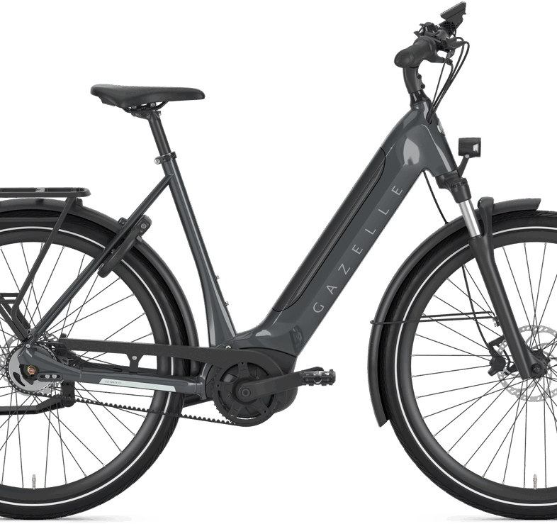 Gazelle Ultimate C5 HMB Dame 2025 Anthracite Grey Dame Elcykel
