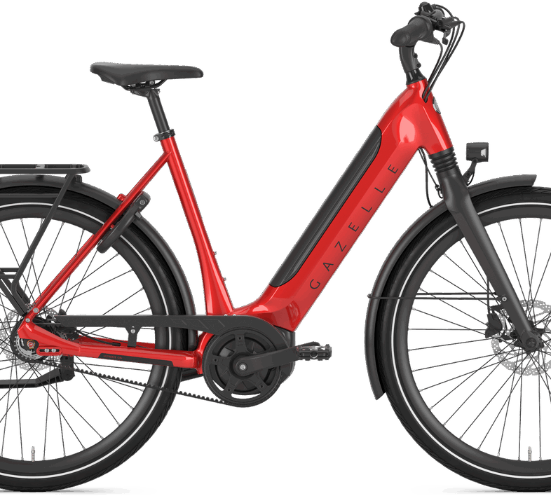 Gazelle Ultimate C8+ HMB 2025 Rød Dame Elcykler