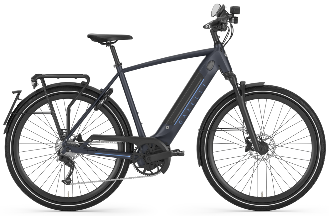 Gazelle Ultimate Speed S10 HMB 45 Km/t Herre - KAMPAGNE - Blå