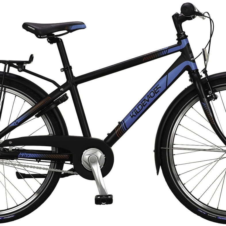 Kildemoes Bikerz Urban 7g 24" Dreng 2023 - Sort