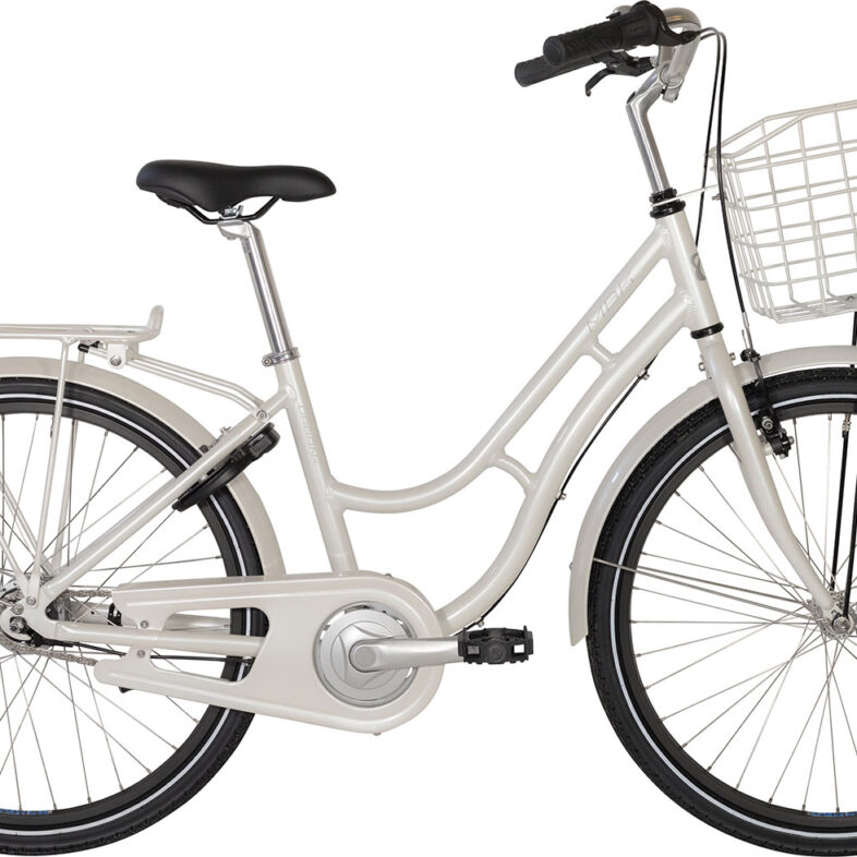 MBK Basic Urban+ Pige 24" 7g 2026 Blank Hvid Børnecykel