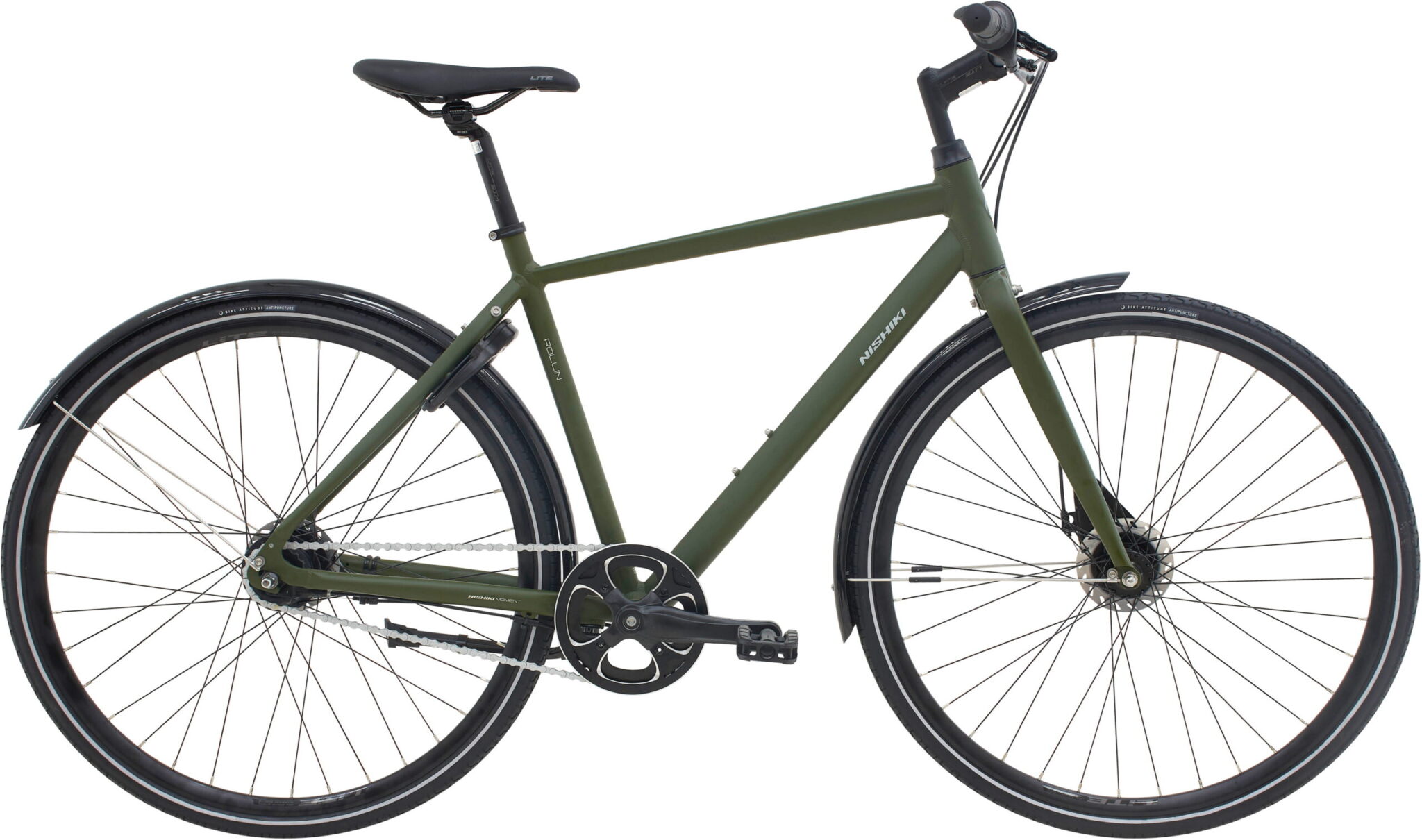 Nishiki Rollin Herre 7g 2026 - Mat Mørk Grøn