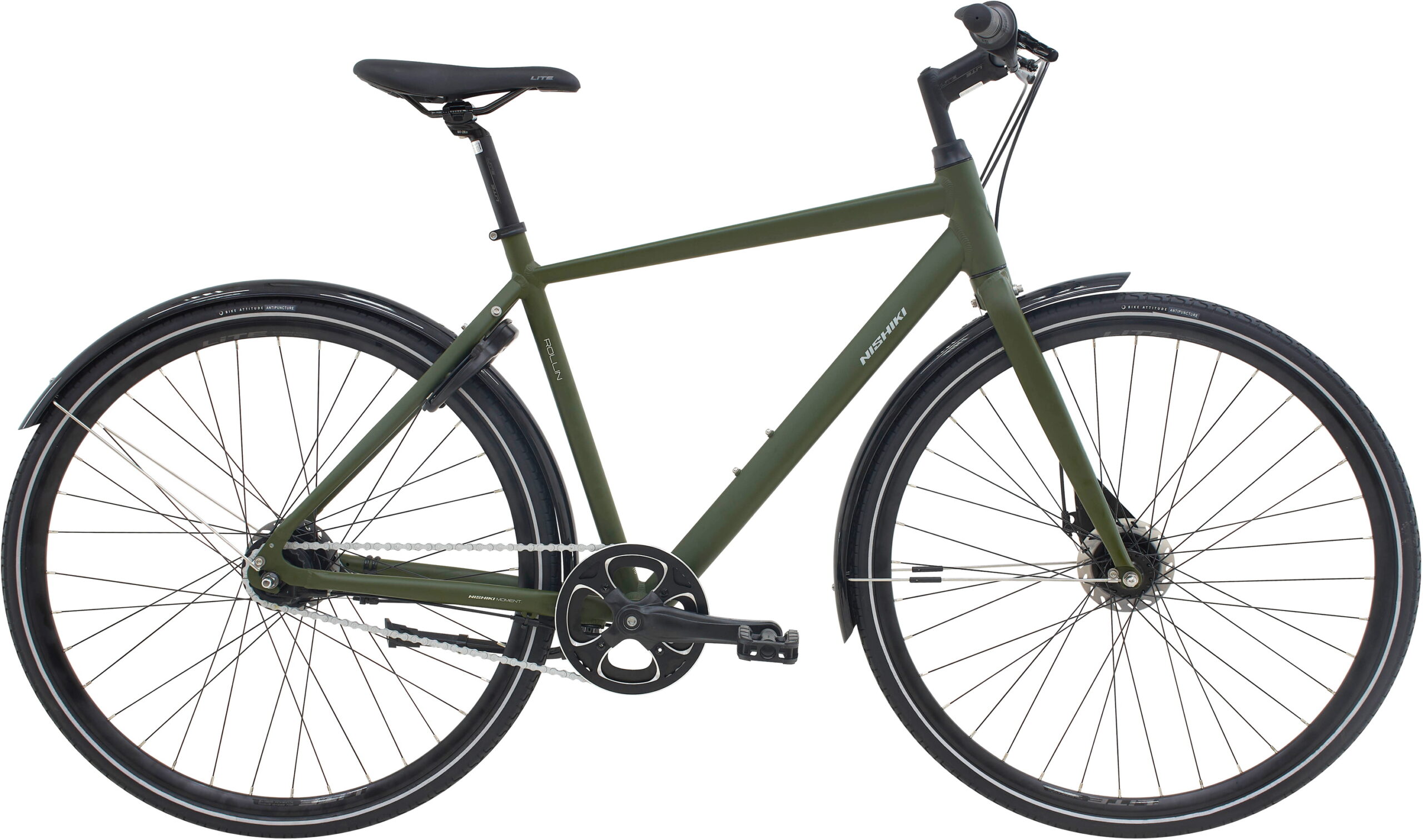 Nishiki Rollin Herre 7g 2026 - Mat Mørk Grøn