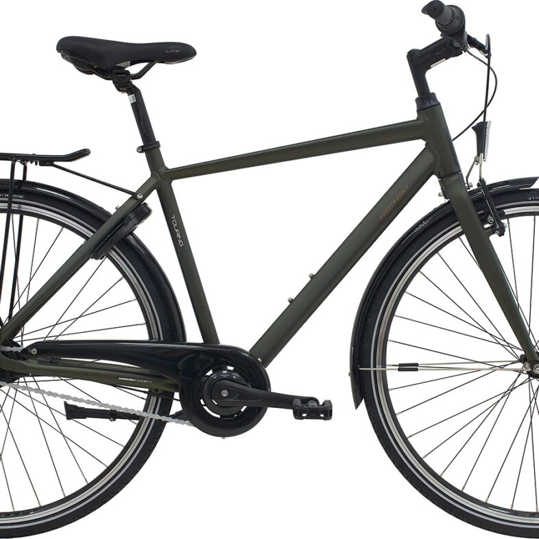 Nishiki Touring Herre 7g 2026 - Mat Mørk Grøn