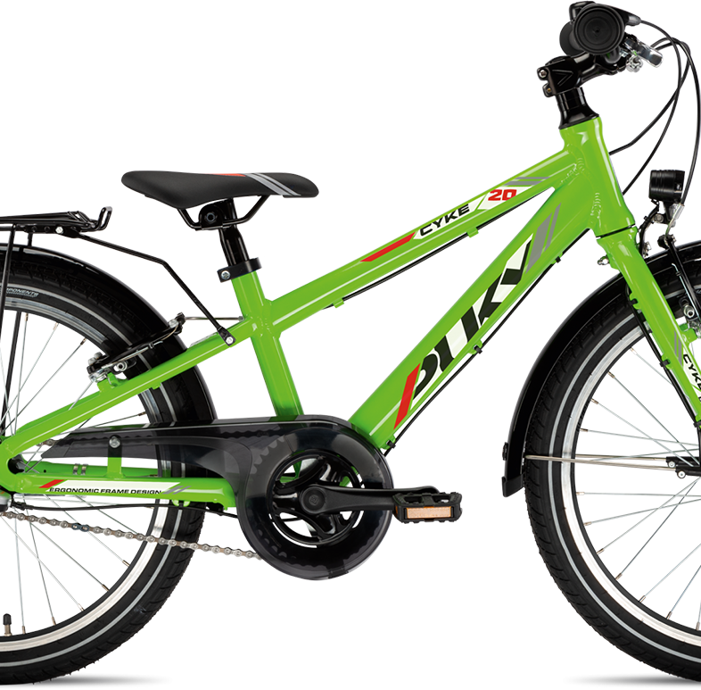 PUKY CYKE 20-3 3g 20" Dreng, Grøn