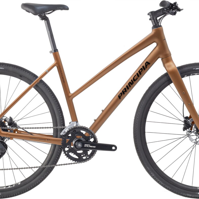 Principia Gravel H10 Dame 2x9g 2026 Mat Lys Kobber Gravelcykel