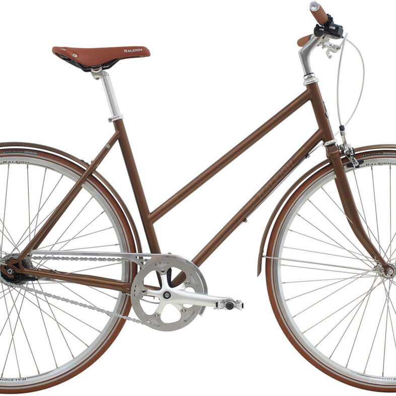 Raleigh Kent Dame 7g 2023 - Gul/Brun