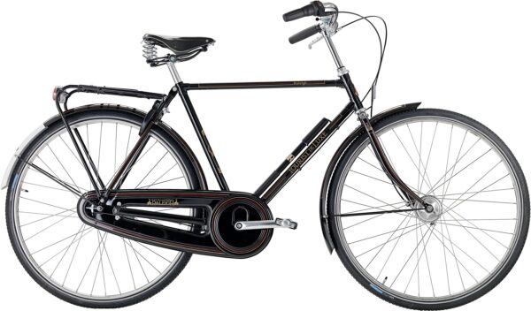 Raleigh Tourist de Luxe Herre 7g 2023 - Sort (Udstillingsmodel)