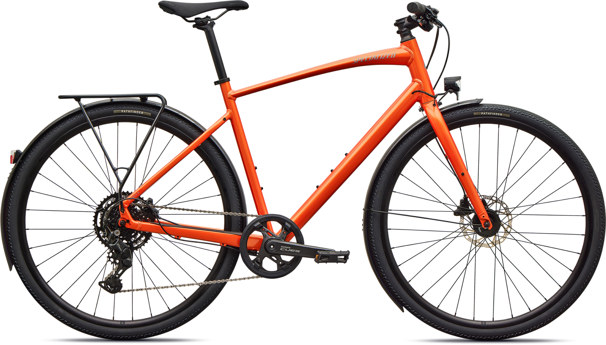 Specialized Sirrus X 2.0 EQ 2027 - Gloss Tangerine / Shadow Silver